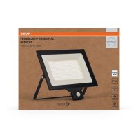 LED Außenstrahler Sensor Schwarz Alu 4000 K IP44 OSRAM
