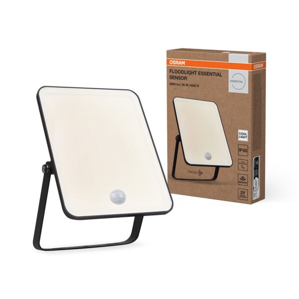 LED Flutlicht Alu Sensor schwenkbar 4000K IP65 OSRAM