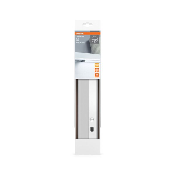 LED Wandlampe Silber Alu Metall 3000K L:37cm OSRAM