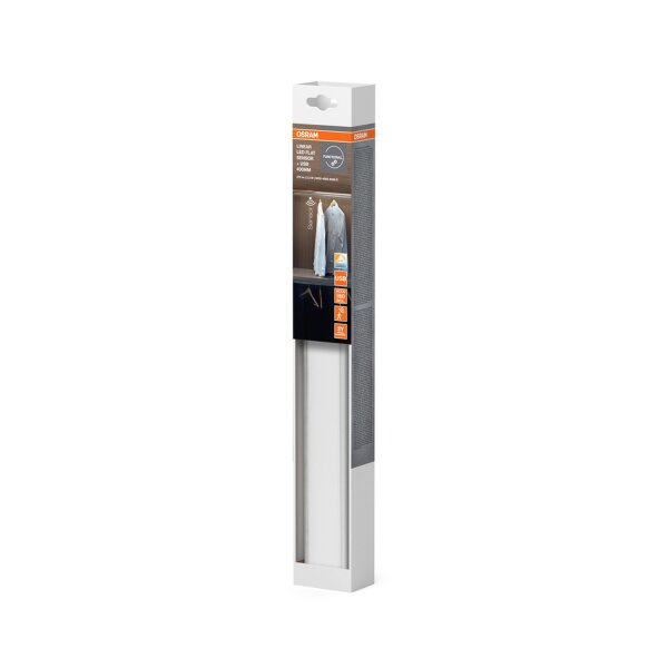 LED Akku Wandleuchte Sensor Grau Alu 3000-4000-6500K