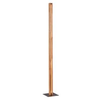 LED Stehlampe Touch Dimmer 150 cm Holz Metall 3000 K
