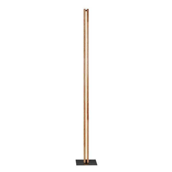 LED Stehlampe Dimmer Touch 150 cm Holz Metall 3000 K