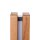 LED Stehlampe Dimmer Touch 150 cm Holz Metall 3000 K