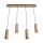 Pendelleuchte Modern B: 75 cm Holzfurnier Metall 4x GU10