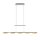 LED Pendelleuchte dimmbar B: 100 cm Holz Metall 3000K