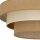 Deckenlampe Jute Samt Beige Ecru E27 Ø50 cm wohnlich