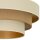Deckenlampe Jute Samt Ecru Gold E27 Ø50 cm wohnlich
