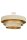 Deckenlampe Jute Samt Weiß Ecru Gold E27 Ø50 cm