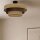 Deckenlampe Jute Stoff Schwarz Beige E27 Ø50 cm