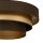 Deckenlampe Jute Stoff Braun Gold E27 Ø50 cm wohnlich