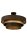 Deckenlampe Jute Stoff Schwarz Braun E27 Ø50 cm