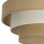 Deckenlampe Jute Beige Sandfarben E27 Ø50 cm wohnlich