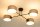 Deckenlampe Stoff Schwarz Dunkelbeige E27 L:80 cm