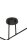 Deckenlampe Stoff Schwarz E27 L:80 cm gemütlich