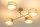 Deckenlampe blendarm Stoff Beige E27 L:80 cm wohnlich