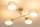 Deckenlampe Stoff Beige Hellbeige E27 L:80 cm