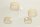 Deckenlampe Stoff Weiß Beige E27 L:80 cm gemütlich