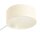 Deckenlampe blendarm Stoff Weiß Creme E27 L:80 cm