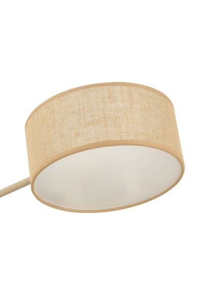 Deckenlampe blendarm Stoffschirm Beige E27 L:80 cm