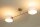 Deckenlampe blendarm Stoff Weiß Beige E27 L:80 cm