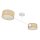 Deckenlampe Stoff Weiß Beige E27 L:80 cm dekorativ