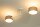 Deckenlampe Stoff Dunkelbeige Weiß E27 L:80 cm