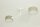 Deckenlampe Stoff Dunkelbeige Weiß E27 L:80 cm