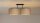 Deckenlampe blendarm Leinen Schwarz E27 L:70 cm