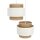 Pendelleuchte Jute Weiß Natur Beige E27 Ø30 cm