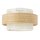 Deckenlampe Jute Weiß Natur E27 Ø40 cm gemütlich
