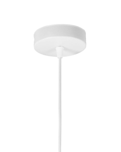 Pendelleuchte blendarm Stoff Weiß Beige E27 Ø40 cm