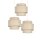 Pendelleuchte Stoff Weiß Beige E27 Ø45 cm wohnlich