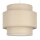 Pendelleuchte Stoff Weiß Beige E27 Ø45 cm wohnlich
