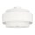 Deckenlampe blendarm Stoff Weiß E27 Ø40 cm wohnlich