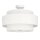 Deckenlampe blendarm Stoff Weiß E27 Ø40 cm gemütlich
