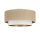Deckenlampe Stoff Jute Wei&szlig; Beige E27 &Oslash;45 cm wohnlich