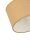 Deckenspot schwenkbar Stoff Weiß Dunkelsand E27 L:18 cm