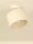 Deckenspot schwenkbar Stoff Weiß Creme E27 L:18 cm