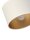Deckenspot schwenkbar Stoff Weiß Gold E27 L:45 cm