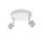 Deckenspot verstellbar Stoff Weiß Beige E27 L:45 cm