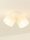 Deckenspot flexibel Stoff Weiß Creme E27 L:45 cm