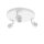 Deckenstrahler schwenkbar Stoff Beige E27 L:45 cm