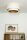 Deckenlampe blendarm Samt Weiß Gold E27 Ø45 cm