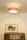 Deckenlampe Stoff Weiß Beige E27 Ø45 cm gemütlich