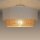 Deckenlampe blendarm Jute Weiß Beige E27 Ø45 cm