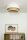 Deckenlampe blendarm Jute Weiß Beige E27 Ø45 cm