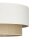 Deckenlampe blendarm Jute Weiß Beige E27 Ø45 cm