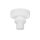 Deckenlampe blendarm Jute Weiß Beige E27 Ø45 cm