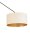 Deckenlampe schwenkbar Stoff Schwarz Weiß E27 Ø40 cm