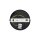 Deckenlampe schwenkbar Stoff Schwarz Weiß E27 Ø40 cm